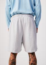 Afends Unisex Conditional - Unisex Organic Sweat Shorts - Smoke - Afends unisex conditional   unisex organic sweat shorts   smoke 