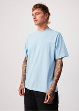 Afends Unisex Conditional - Unisex Oversized T-Shirt - Sky Blue - Afends unisex conditional   unisex oversized t shirt   sky blue 