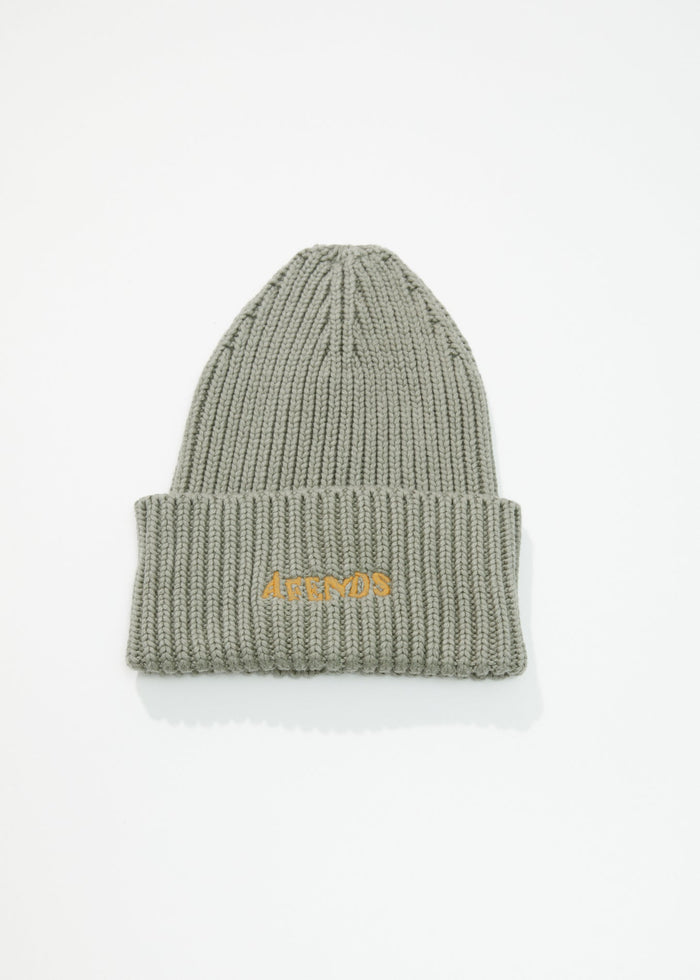 Afends Unisex Day Dream - Ribbed Beanie - Olive A232628-OLV-OS