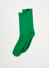 Afends Unisex Everyday - Hemp Crew Socks - Forest - Afends unisex everyday   hemp crew socks   forest 