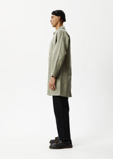 Afends Unisex Oracle - Trench Coat - Olive - Afends unisex oracle   trench coat   olive 