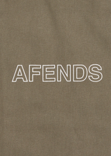 Afends Unisex Outline - Recycled Tote Bag - Beechwood - Afends unisex outline   recycled tote bag   beechwood 