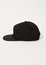 Afends Unisex Outline Recycled - Recycled 5 Panel Cap - Black - Afends unisex outline recycled   recycled 5 panel cap   black 
