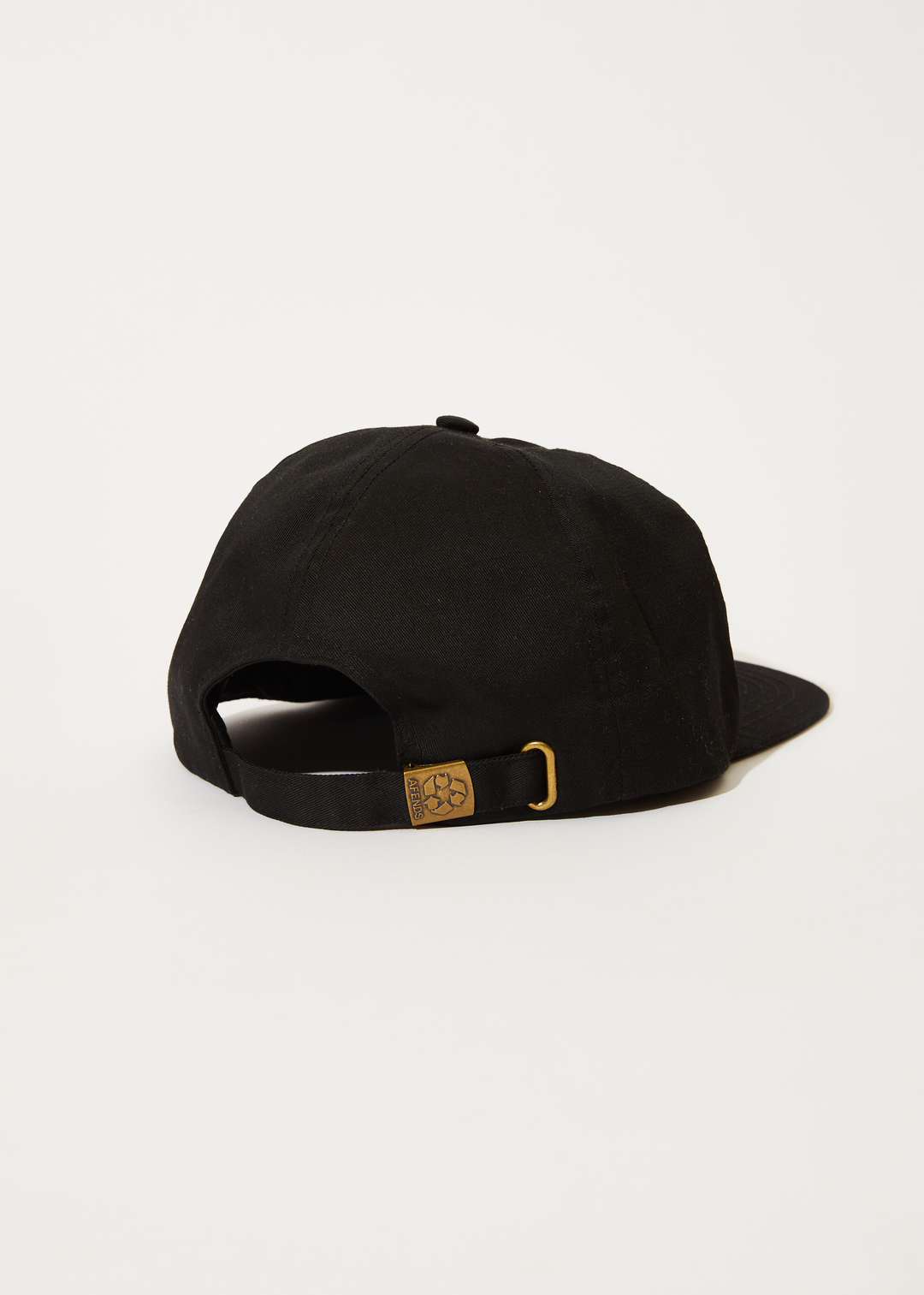 AFENDS Unisex Outline - 5 Panel Cap - Black 