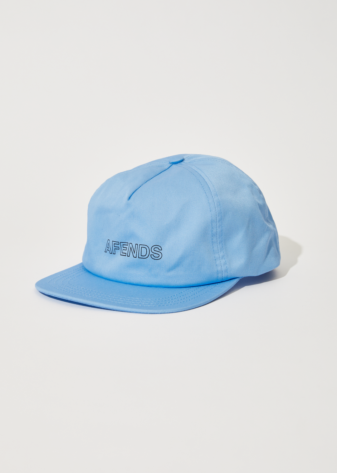 AFENDS Unisex Outline - 5 Panel Cap - Sky Blue 