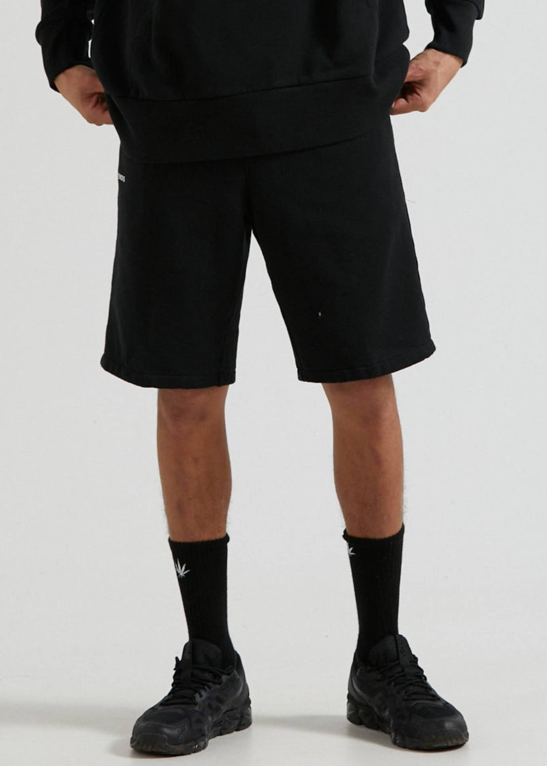 AFENDS Unisex Razor - Unisex Sweat Shorts - Black 