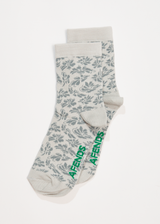 Afends Unisex Rhye - Recycled Crew Socks - Charcoal - Afends unisex rhye   recycled crew socks   charcoal 