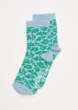 Afends Unisex Rhye - Recycled Crew Socks - Forest - Afends unisex rhye   recycled crew socks   forest 