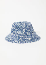 Afends Unisex Shadows - Denim Wide Brim Bucket Hat - Arctic - Afends unisex shadows   denim wide brim bucket hat   arctic a232618 atc s/m