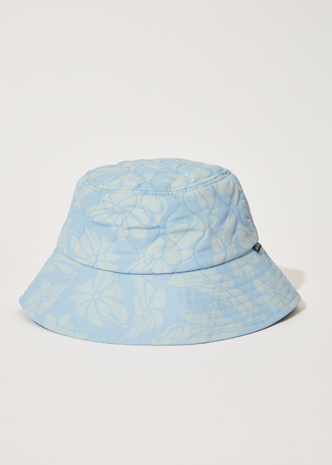 AFENDS Unisex Underworld - Puffer Bucket Hat - Powder Blue 