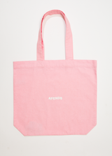 Afends Unisex Vortex - Recycled Tote Bag - Powder Pink - Afends unisex vortex   recycled tote bag   powder pink 