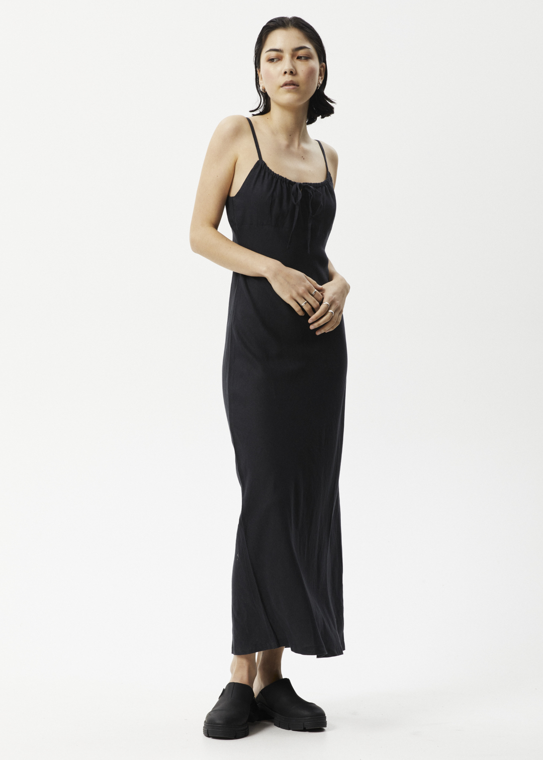 AFENDS Womens Dallas - Maxi Dress - Black 