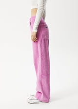 Afends Womens Day Dream - Corduroy Slouch Pants - Candy - Afends womens day dream   corduroy slouch pants   candy 
