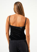 Afends Womens Echo - Recycled Sheer Sleeveless Singlet - Black - Afends womens echo   recycled sheer sleeveless singlet   black 