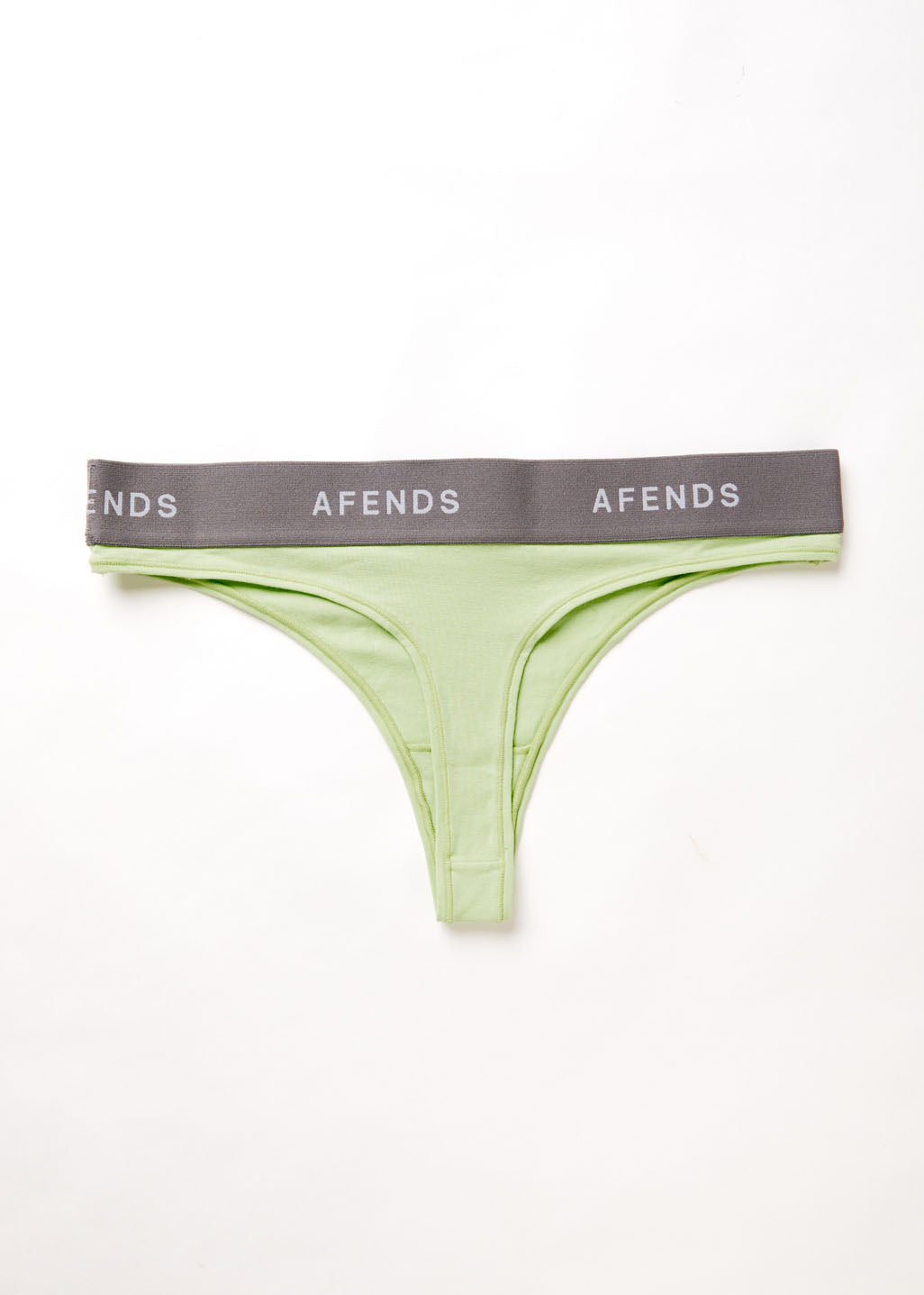 AFENDS Womens Molly - G-String Briefs 3 Pack - Lime Green 