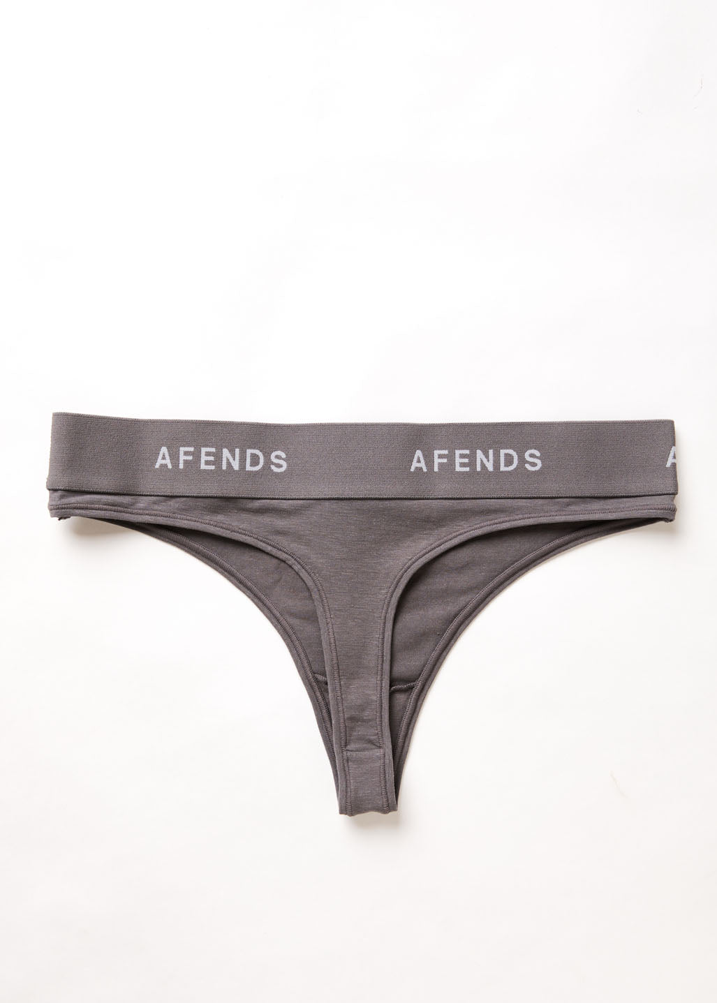 AFENDS Womens Molly - G-String Briefs 3 Pack - Steel 