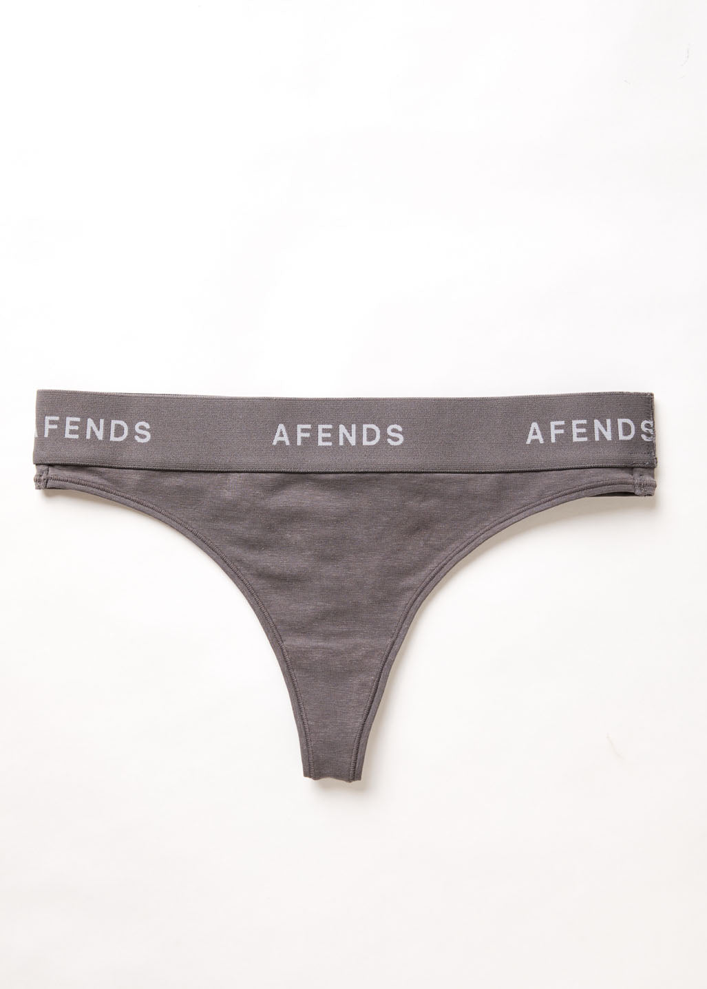 AFENDS Womens Molly - G-String Briefs 3 Pack - Steel 