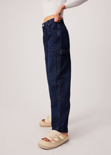 Afends Womens Moss - Hemp Denim Carpenter Jeans - Original Rinse - Afends womens moss   hemp denim carpenter jeans   original rinse 