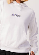 Afends Womens Pearly - Hemp Hoodie - White - Afends womens pearly   hemp hoodie   white 