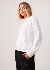 Afends Womens Pearly - Hemp Hoodie - White - Afends womens pearly   hemp hoodie   white 