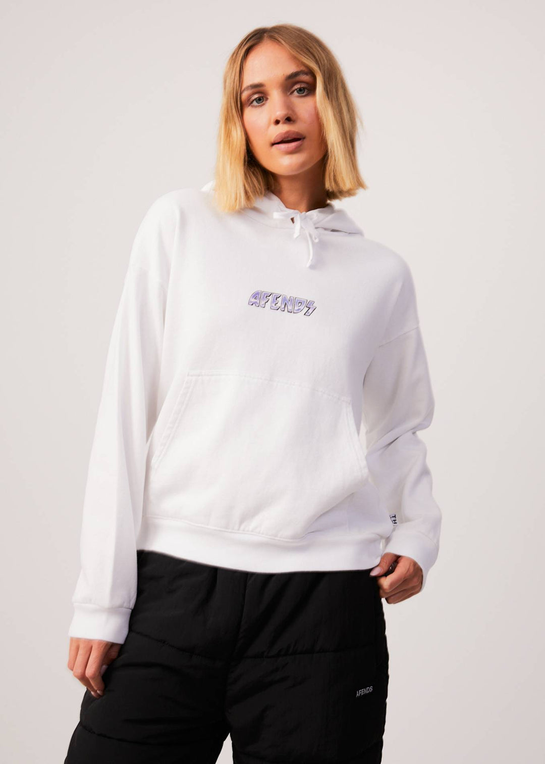 AFENDS Womens Pearly - Hoodie - White 