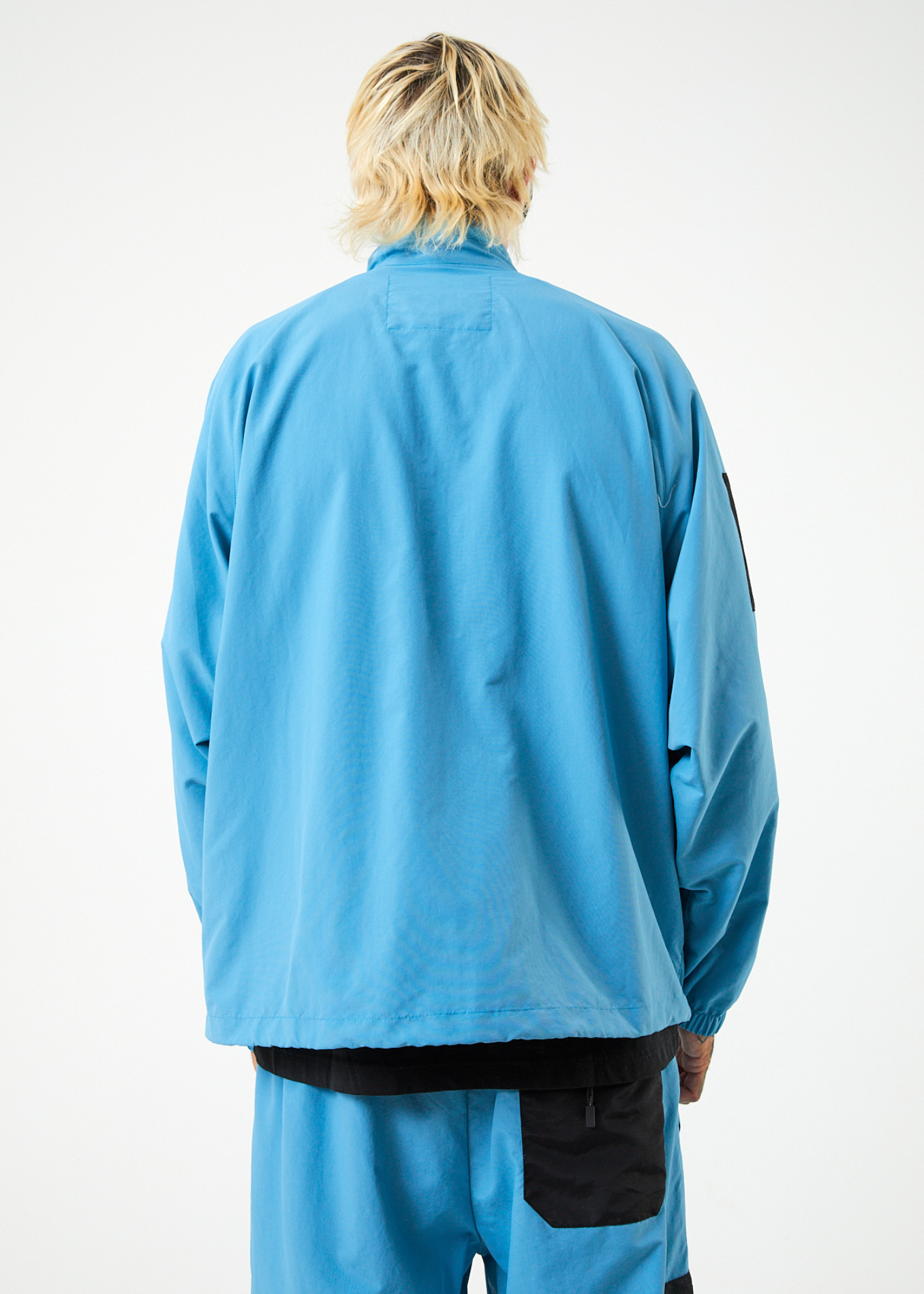 AFENDS Mens Polar - Spray Jacket - Dark Teal 