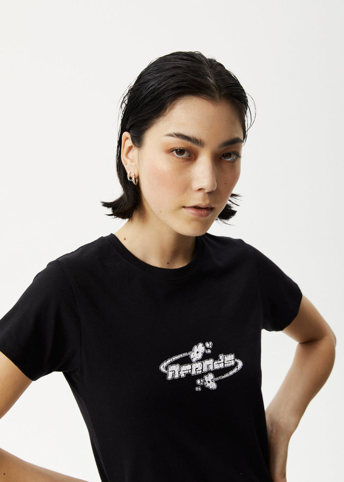 Afends Womens Surf - Baby T-Shirt - Black 