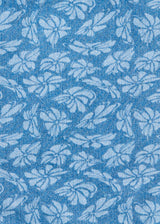 Afends Unisex Billie - Hemp Denim Floral Tote Bag - Floral Blue - Afends unisex billie   hemp denim floral tote bag   floral blue 