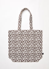 Afends Unisex Alohaz - Recycled Floral Tote Bag - Coffee - Afends unisex alohaz   recycled floral tote bag   coffee 