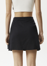 Afends Womens Mariah - Hemp Mini Skirt - Black - Afends womens mariah   hemp mini skirt   black 