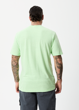 Afends Mens Classic - Hemp Retro T-Shirt - Lime Green - Afends mens classic   hemp retro t shirt   lime green 