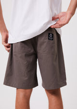 Afends Mens Ninety Twos - Recycled Fixed Waist Shorts - Beechwood - Afends mens ninety twos   recycled fixed waist shorts   beechwood 