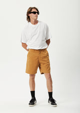 Afends Mens Ninety Twos - Recycled Chino Shorts - Chestnut - Afends mens ninety twos   recycled chino shorts   chestnut 