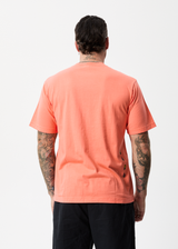 Afends Mens Mushy - Recycled Retro Graphic T-Shirt - Coral - Afends mens mushy   recycled retro graphic t shirt   coral 