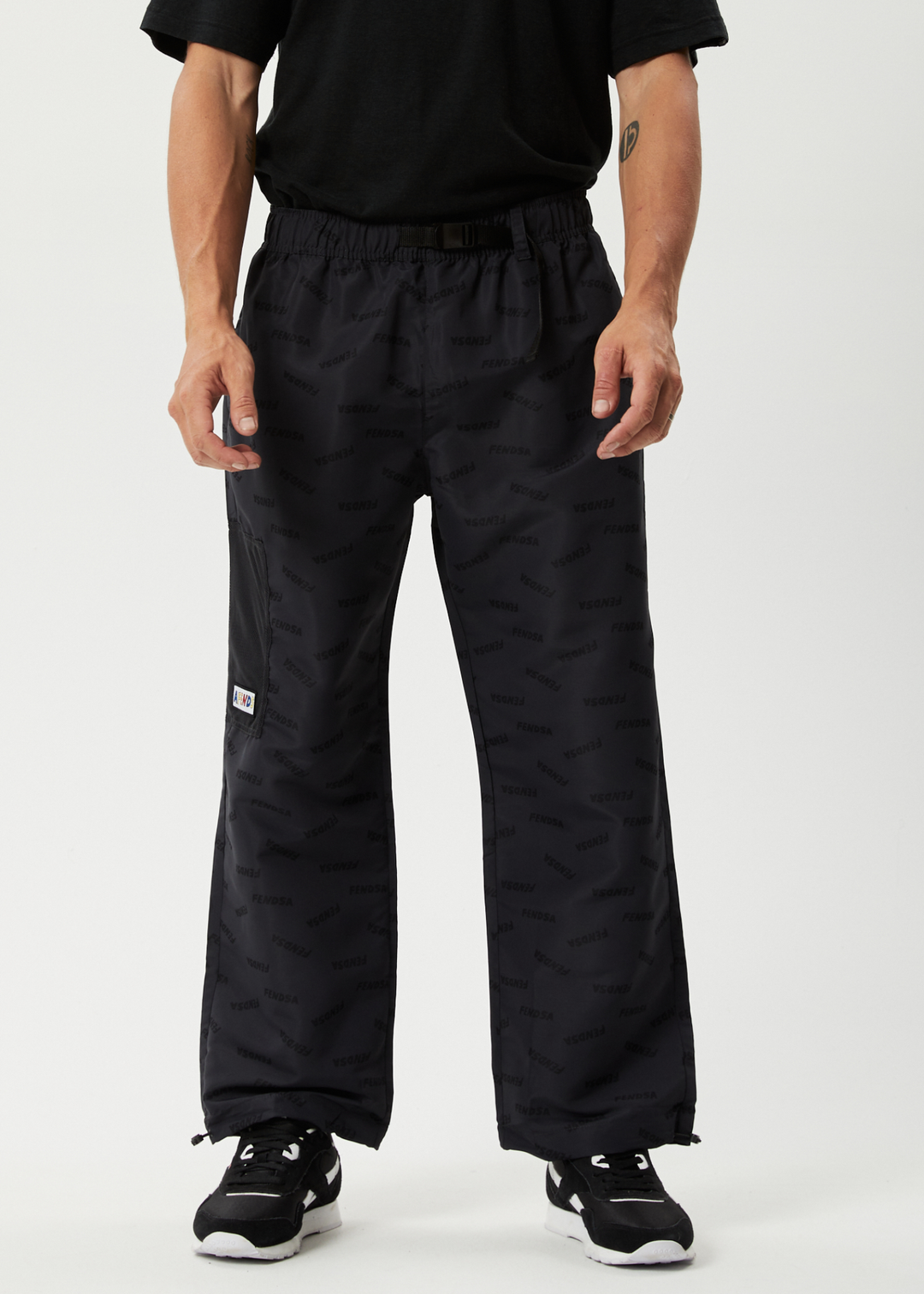 AFENDS Mens Fendsa - Spray Pants - Charcoal 