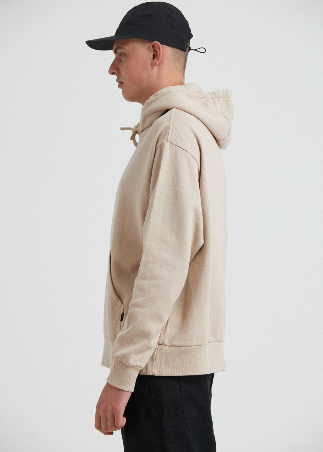 AFENDS Mens Machine - Hoodie - Bone 