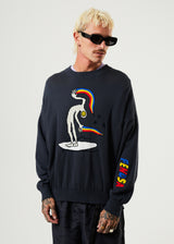 Afends Mens Naughty - Recycled Knit Crew Neck Jumper - Charcoal - Https://player.vimeo.com/progressive_redirect/playback/692962511/rendition/1080p?loc=external&signature=23518333f66e83e84e97a1dc48b1c8eb8f7b4d8744d38f2d0b199c195b16629a