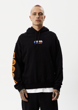Afends Mens Question Everything - Recycled Hoodie - Black - Afends mens question everything   recycled hoodie   black 