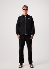 Afends Mens Spaced - Recycled Coach Jacket - Black - Afends mens spaced   recycled coach jacket   black 