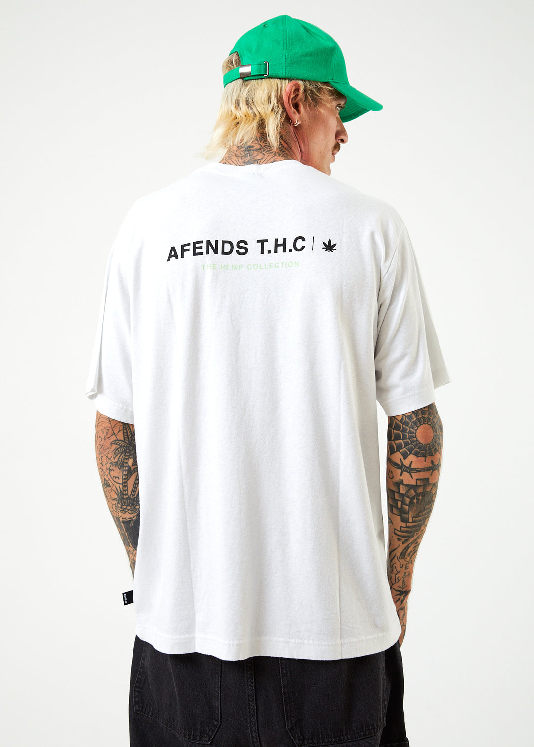 AFENDS Mens Horizon - Retro T-Shirt - White 