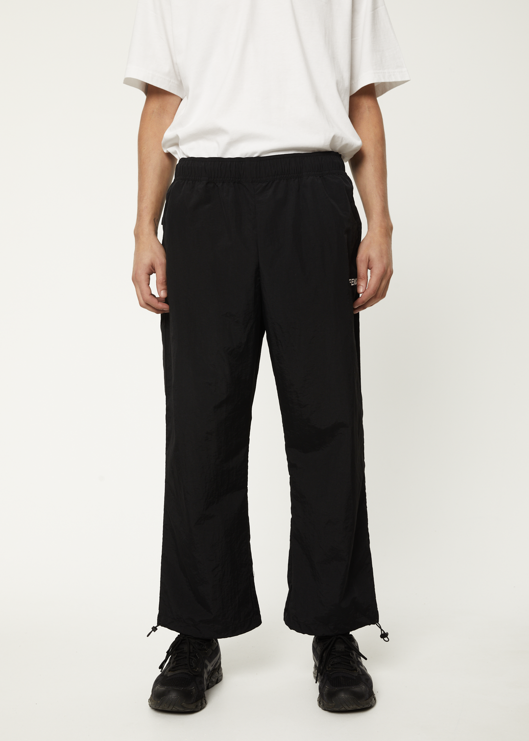 AFENDS Mens Floodlights - Spray Pants - Black 