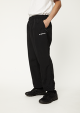 Afends Mens Floodlights - Recycled Spray Pants - Black - Afends mens floodlights   recycled spray pants   black 