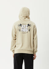 Afends Mens Choose Life - Recycled Hoodie - Cement - Afends mens choose life   recycled hoodie   cement 
