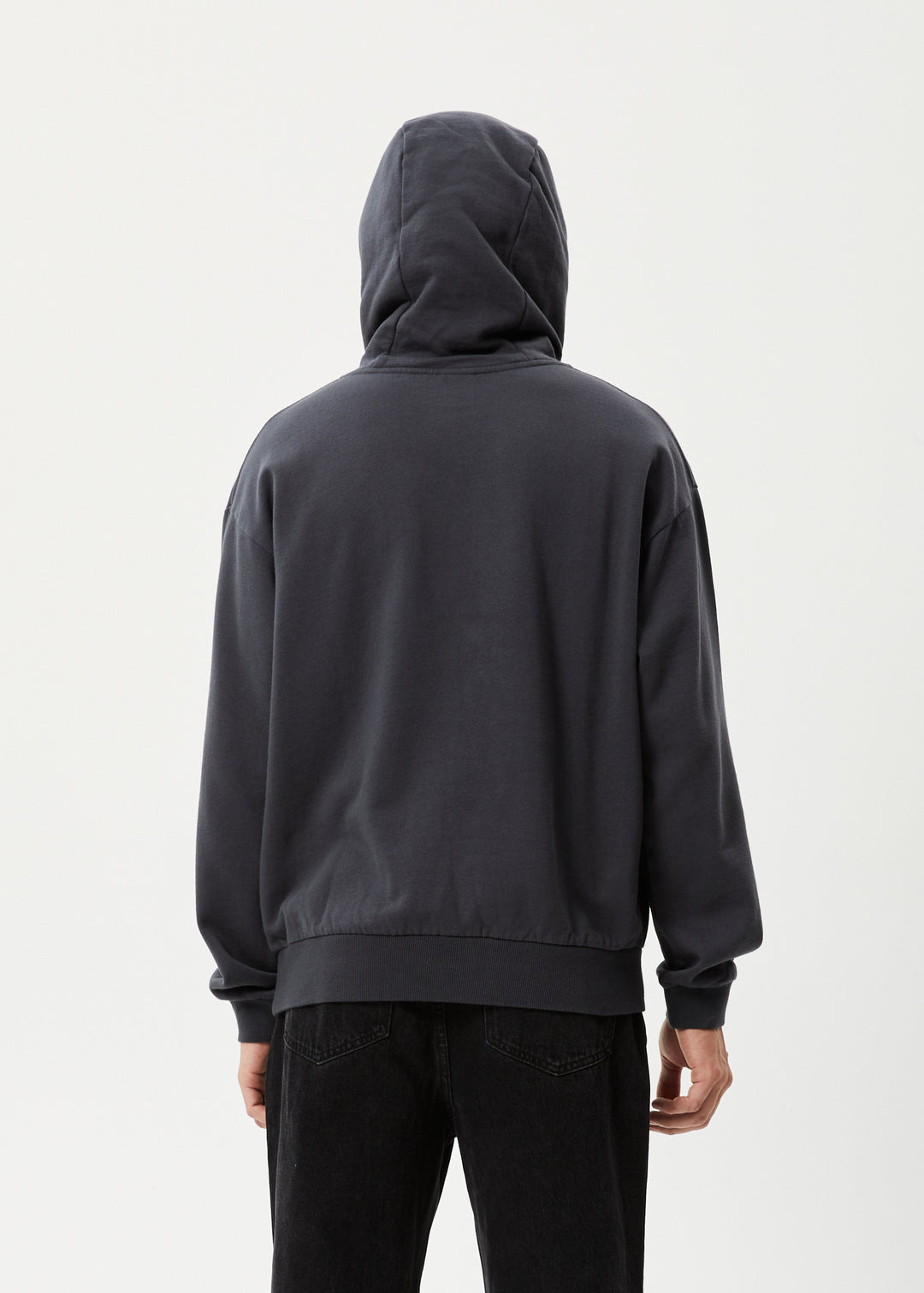 AFENDS Mens Grooves - Hoodie - Charcoal 