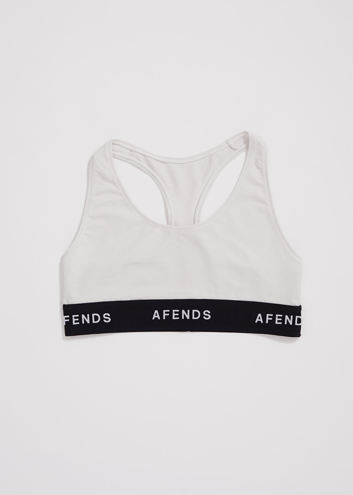 Afends Womens Molly - Hemp Sports Crop - Off White A220665-OFW-XS