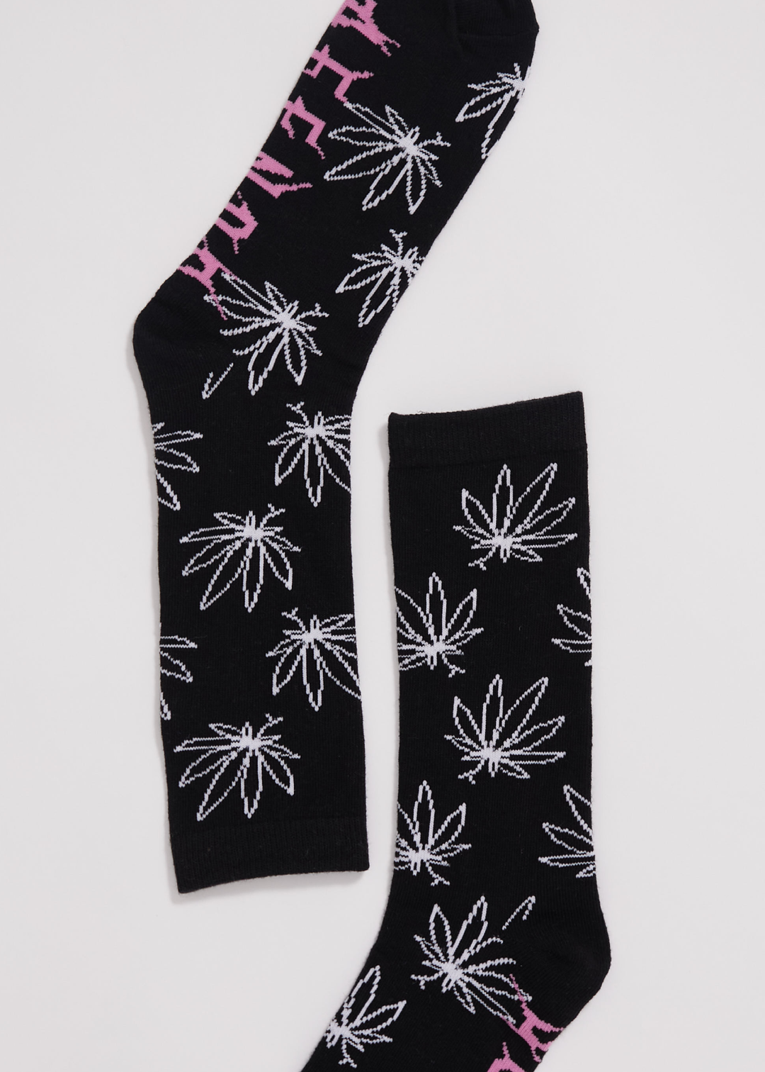 AFENDS Unisex Walker - Crew Socks - Black 