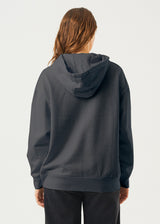 Afends Womens Dua - Recycled Hoodie - Charcoal - Afends womens dua   recycled hoodie   charcoal 