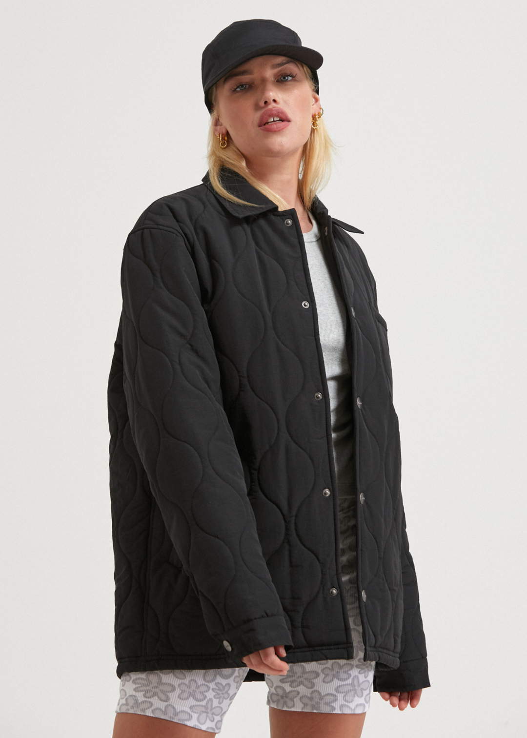 AFENDS Unisex Octave - Unisex Puffer Jacket - Black 