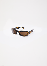 Afends Unisex Platinum J - Sunglasses - Brown Shell - Afends unisex platinum j   sunglasses   brown shell 