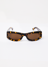Afends Unisex Platinum J - Sunglasses - Brown Shell - Afends unisex platinum j   sunglasses   brown shell 